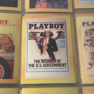 90s Vintage Playboy Chromium Cover Card Mardi Jacquet Collectors 1995 #62